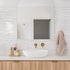 10-Sheet Seamless STICKGOO Subway Tile Peel and Stick Wall Tiles, Design Polished Dolomite Kitchen Backsplash, PVC