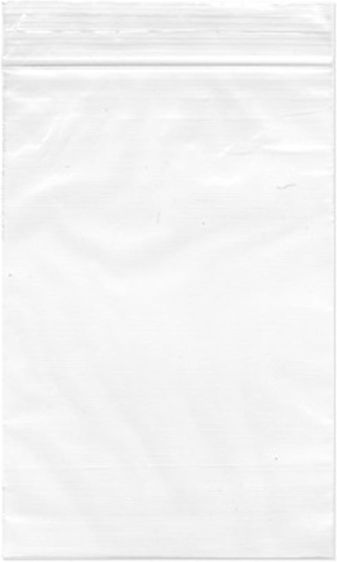 Plymor 4" x 6" Zipper Reclosable Plastic Bags, 6 Mil Industrial Duty (Pack of 50)