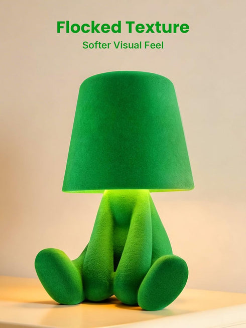 Modern Table Lamp for Youth: Rechargeable Cute Light for Kids Child Teen - Gift for Birthday Christmas Halloween Easter