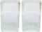ULTECHNOVO 2 Pcs Glass Staining Jar Laboratory Material, 9-Slide Staining Tank with Lids