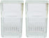 ULTECHNOVO 2 Pcs Glass Staining Jar Laboratory Material, 9-Slide Staining Tank with Lids