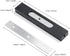 6 inch Pack 25 EHDIS Razor Blades Paint Scraper Replacement Stainless Steel Blades for Window Scrapers, Double Edged