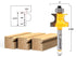 YONICO Bullnose Beading Router Bits, 3/8-Inch Bead, 1/4-Inch Shank 13192q
