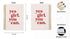 JWVK Motivational Feminist Positive Affirmations Notebook, Girl Power Print Journal for Women, 5.5 x 8.3