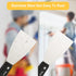 7 PCS Drywall Tools Set - Stainless Steel Putty Knife Scraper, Spackle Knife for Spreading Drywall Spackle Mud
