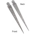 Wolfride Taper Gauge 1-15mm Feeler Gauge Metric and Imperial Welding Taper Gauge Stainless Steel