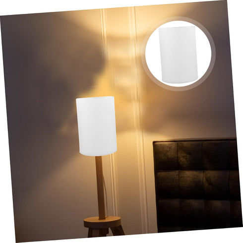 E27 12-Inch iplusmile Round Fabric Lamp Shade for Living Room and Bedroom Base Compatible Floor Lamp Decorative Design