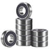 Donepart R4-2RS Ball Bearings, 1/4 x 5/8 x 0.196 inch, C3 High Speed, 10 Pack