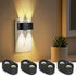 SETEN 4-Pack LED Night Lights Plug into Wall, 2700K Soft White with Light