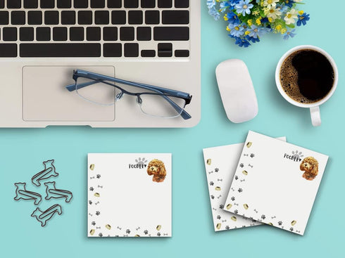 Butler in the Home Sticky Notes - 12 Pack 3"x3", 50 Sheet Count Per Pad, Cute Funny Memo Note Pads