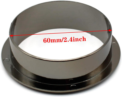 3pcs 2 3/8 inch Desk Grommet, LBTODH Plastic Desktop Cable Hole Cover Plastic Grommet for Home and Office Desktop Wire Organizer (Gun Black)
