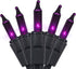 MULTI-SPARKING Halloween Lights Purple 35 Count - Incandescent Purple Mini String Lights