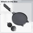 8.7 22 Cm Egg Roll Waffle Maker, in / Crispy Cone Pan, Non-Stick Double-Sided Griddle Plate, Aluminum Alloy Household