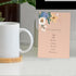 Simple Floral Sticky Note Pad Set of 5 Assortment / 4" x 6" Botanical Pads / 50 Sheets Per Pad / Made in USA