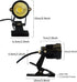 Youngine 1pcs 5W LED Clip on Light for Outdoor Blackboard Signboard, Adjustable Desk Stand Lamp