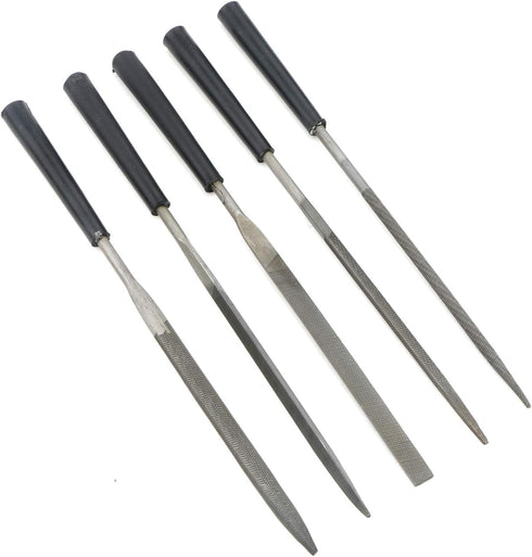 5Pcs Set 3x140mm Needle Files Set for DIY Wood Rasp, Grinding Hand File Tools for Jewelry Metal Glass