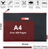 Rough Enough Document Organizer File Folder Bag for A4 Letter Size with Zipper - Waterproof Large Black