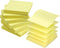 Early Buy Pop Up Sticky Notes, 3x3 Refills, 6 Pads, Yellow, 100 Sheets/Pad