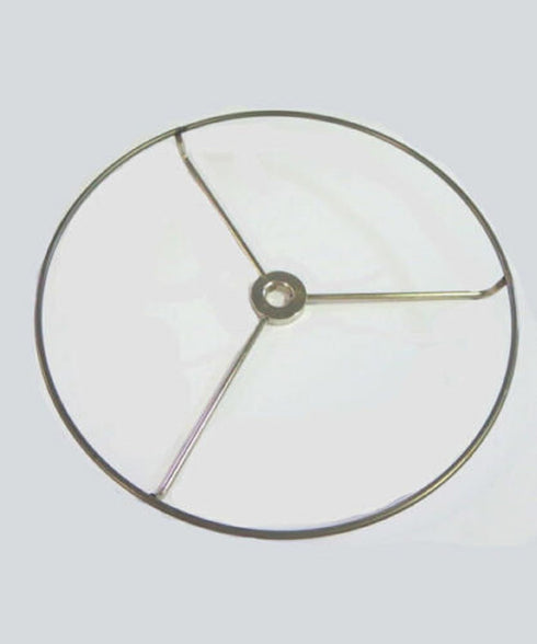 TEXAS LAMP PARTS 5" TOP NICKEL-PLATED SPIDER TO MAKE LAMP SHADE