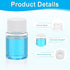 PATIKIL 30ml Reagent Bottles, 10 Pcs, PET Wide Mouth Round with Screw Cap for Lab Liquid, Solid Sample Storage