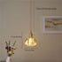 LILIUPEILONG Glass Chandelier, Petal-Shaped, Adjustable Height, Suitable for The Bedside of The Kitchen and Dining