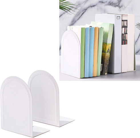 PILULY L-Shaped Bookends Practical Book End Desk Bookshelf Book Book Holders Shelf Decorative Bookends for Students