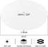 (1 10.5"/267 mm,Frosted 11.5-14" GO&SO PCS) Lamp Shade Diffuser White Acrylic Drum Lampshade Diffuser - Fits