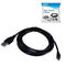 HQRP Long 6ft USB to Mini USB Cable Compatible with Canon imagefor