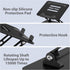 Gogoonike 10-15.6 Adjustable Laptop Stand for Desk, Metal Foldable Laptop Riser Holder, Portable Desktop Book Stands