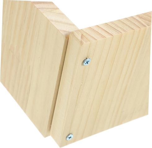 Decorative Wooden Bookends - A-Shaped Book Caddy for Desk Organization
