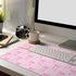 Hahafelt 23.62 13.78 Inches Pink Bows Mouse Pads Coquette Kawaii Mouse Pad x Preppy Trendy Computer Desk Mat for Laptop