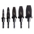 VideoPUP 5pcs Swaging Tool Drill Bit Set, Imperial Pipe Expander for Air Conditioning Copper Pipe Flaring Spin Set