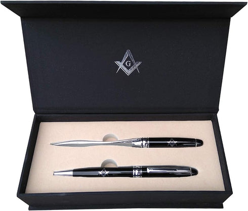 Ball Pen with Letter Opener Set in Gift Box, BP-201