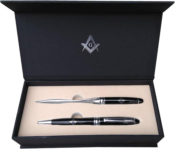 Ball Pen with Letter Opener Set in Gift Box, BP-201