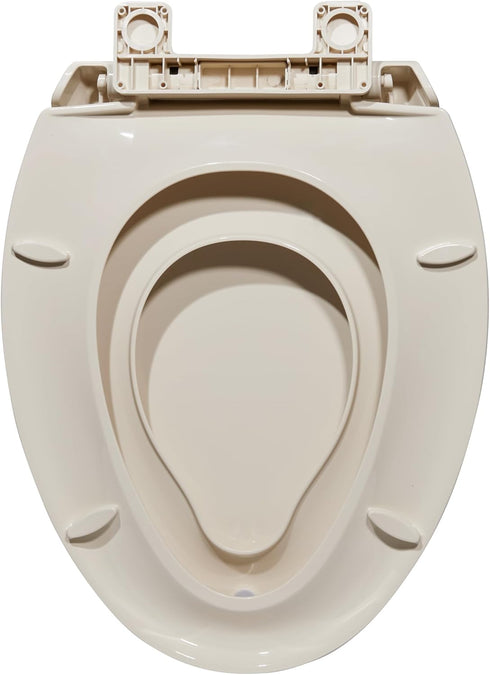 Toilet Seat, Elongated Toilet Seat with Toddler Seat Built in, Potty Training Toilet Seat Elongated Fits Both Adult