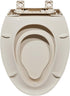Toilet Seat, Elongated Toilet Seat with Toddler Seat Built in, Potty Training Toilet Seat Elongated Fits Both Adult
