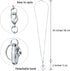 Tatuo 3 Pieces Women Strong Chain Lanyard Necklace for ID Badge Holder and Keys (Silver)