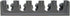 4073700 16-1/2" 2-3/4" 3-1/2" Carlisle FoodService Products Roll N Grip ABS Plus Broom and Brush Holder, Length x