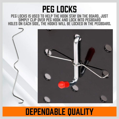 HORUSDY 238-Piece Pegboard Hooks Assortment with Pegboard Bins for Organizing Various Tools
