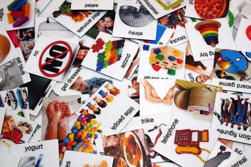 Smile4Autism Loose Visual Picture Cards, Receptive and Expressive Language, Speech Articulation Therapy,