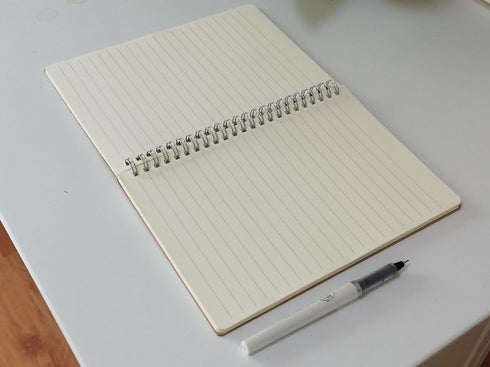 Spiral Notebook/Spiral Journal, Hardcover Spiral Lined Notebook, 140 Pages (70 Sheets) with Wide Ruled, A5, 8.4" x 5.9", 5-pack by YUREE