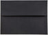 JAM PAPER A6 Premium Invitation Envelopes, 4 3/4 x 6 1/2, Black Linen, 50/Pack