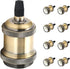 GABORI E26 8-Pack Vintage Lamp Socket, Edison Pendant Light Socket Replacement, Antique Retro Hanging Lamp Holder