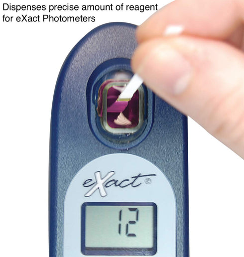 Industrial Test Systems eXact 486633 Micro Chlorine Dioxide Strips, 0-12 ppm Detection Range, Bottle of 100