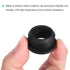 MECCANIXITY 4Pcs Snap Rubber Grommet Hole Plug, Anti-Scratch Seal for Electrical Box, 25mm Mount Dia, Black