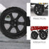 4pcs Veemoon Heavy Duty Plastic Shopping Cart Replacement Wheels for Grocery Utility Trolley Laundry Rolling Cart