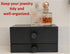 Modernbarn.life Modern Toilet Paper Holder with Storage Drawers - Toilet Paper and Wipes Holder for Bathroom - Aluminum