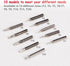 10pcs/Set 4mm Torx Bits Set - CR-V T3 T4 T5 T6 T7 T8 T9 T10 T15 T20 Batch Head Screwdriver Bit Kit for Mobile Repair