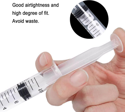 5ml Lab Syringe with Needle, 21 Gauge 1.5inch Supplies, Individually Packaged (25)