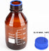 stonylab 500 ml Amber Borosilicate Glass Storage Bottles with GL45 Screw Cap, 1 Pack for Lab Reagent Media